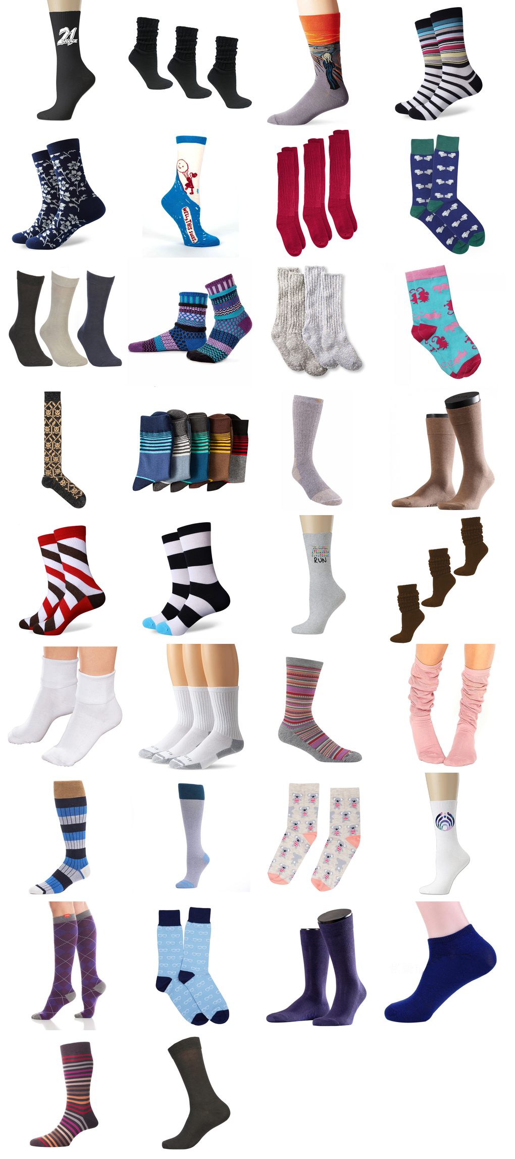 all cotton socks